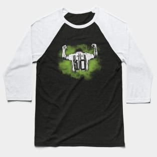 messi watercolor green Baseball T-Shirt